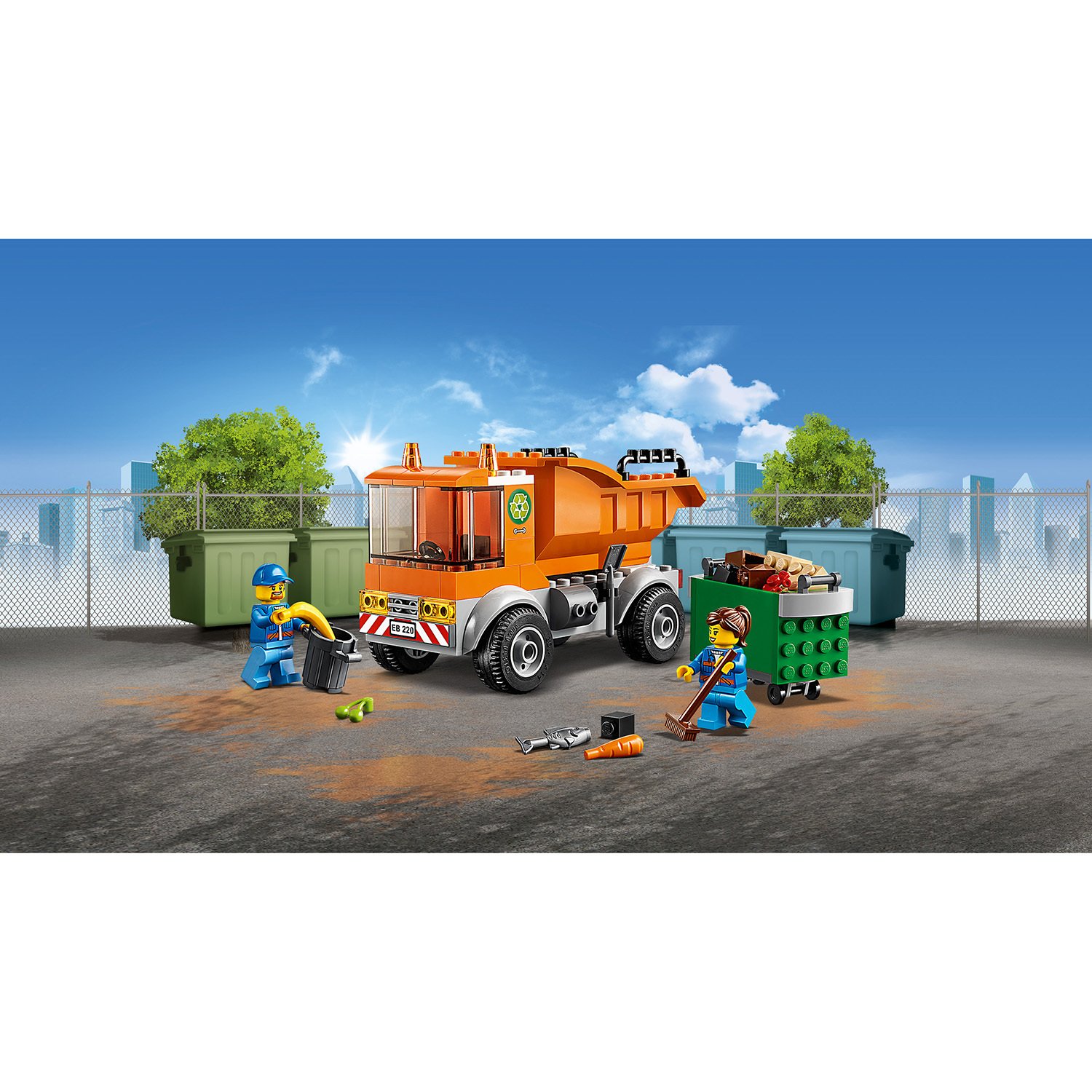 Конструктор из серии Lego City Great Vehicles – Мусоровоз  